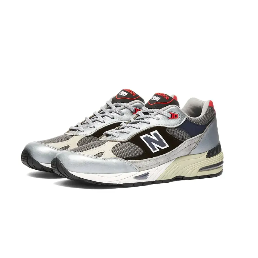 Giày New Balance 991 Made in England ‘Silver’ M991SKR - Ảnh 4