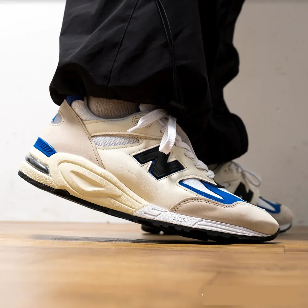 Giày New Balance Teddy Santis x 990v2 Made in USA 'White Blue' M990WB2 - Ảnh 3