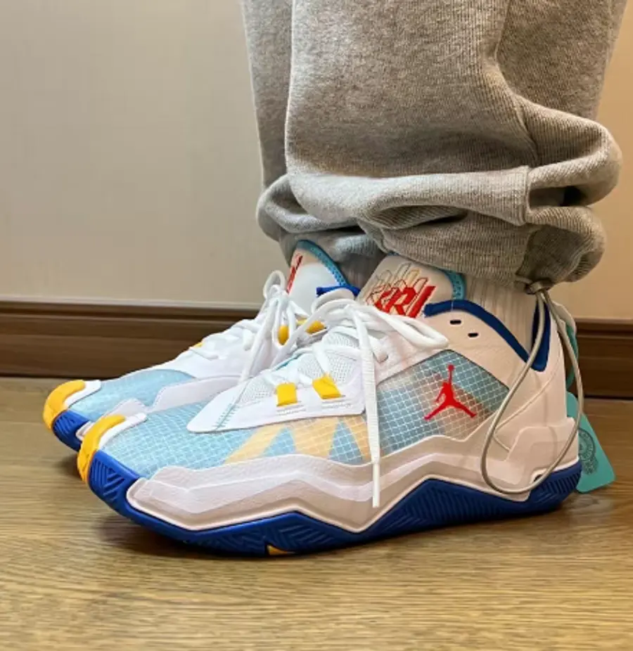 Alternative view of Giày Nike Jordan One Take 4 PF ‘White Blue’ DO7192-164