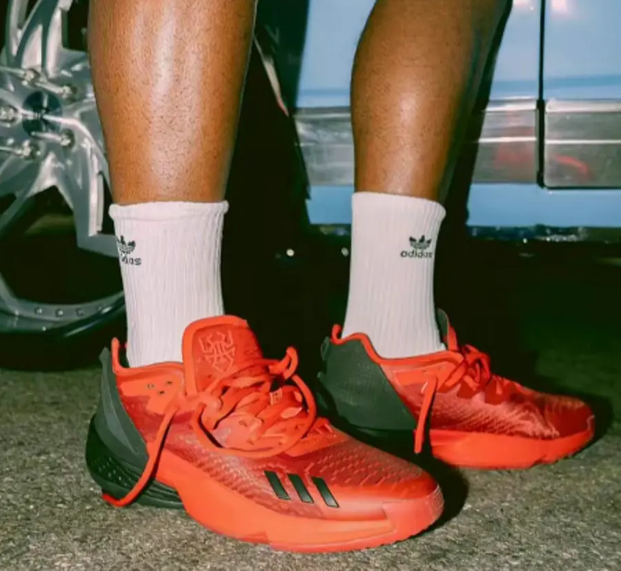 Alternative view of Giày Adidas D.O.N. Issue #4 'Red' GX6886
