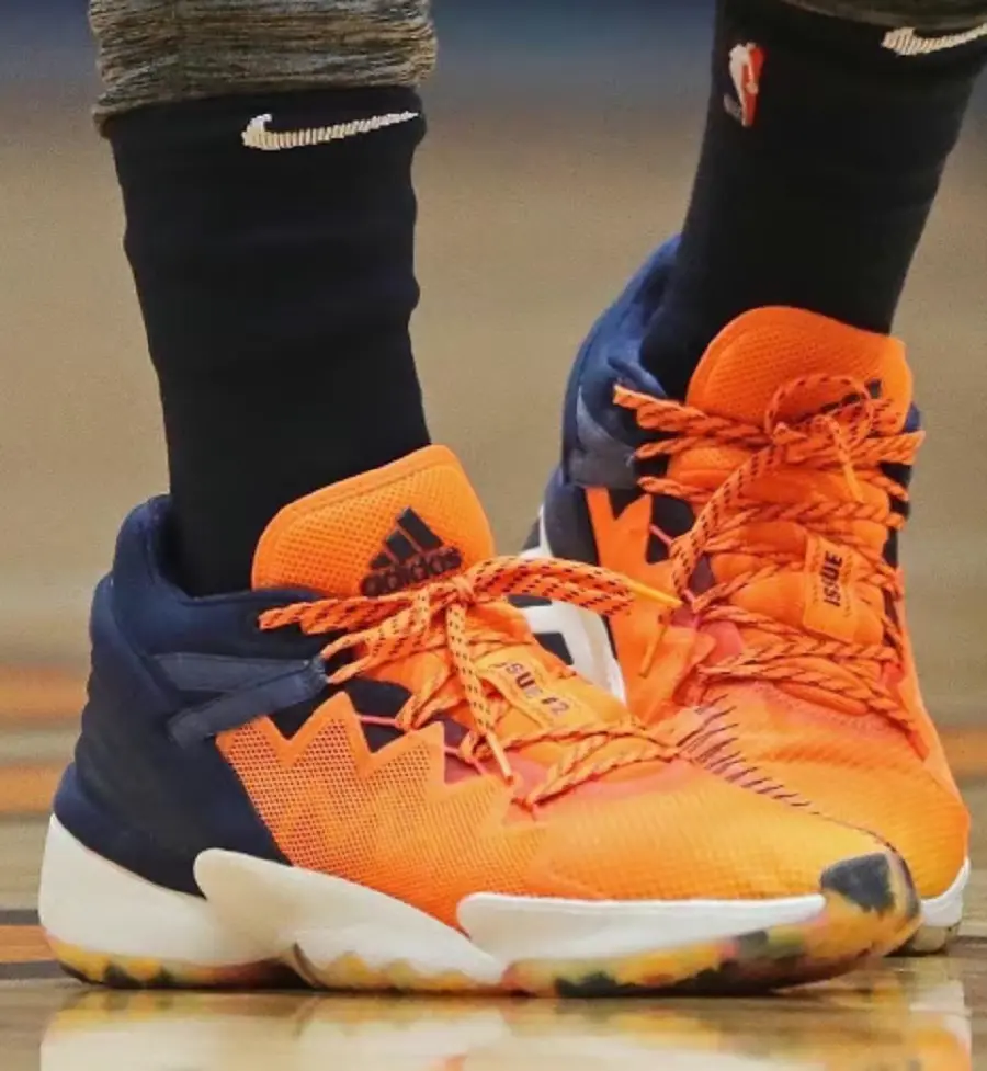Alternative view of Giày Adidas D.O.N. Issue #2 GCA 'Signal Orange' FW9036