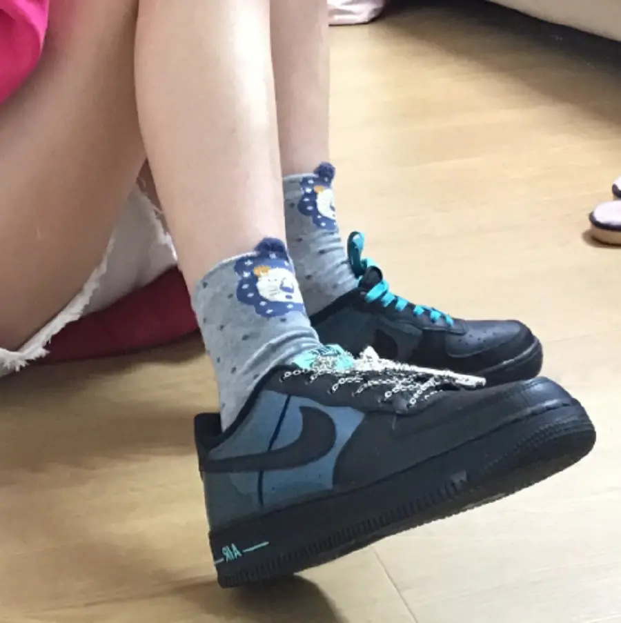 Giày Nike Air Force 1 Low GS SE ‘Snakeskin’ CI3910-001 - Ảnh 3