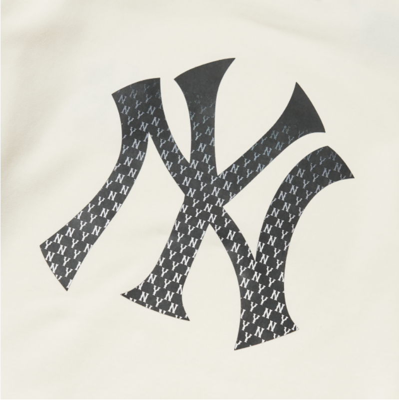 Áo MLB Monogram Diamond Gradient Bag Big Logo Overfit Sweatshirt NY Yankees - Ảnh 4