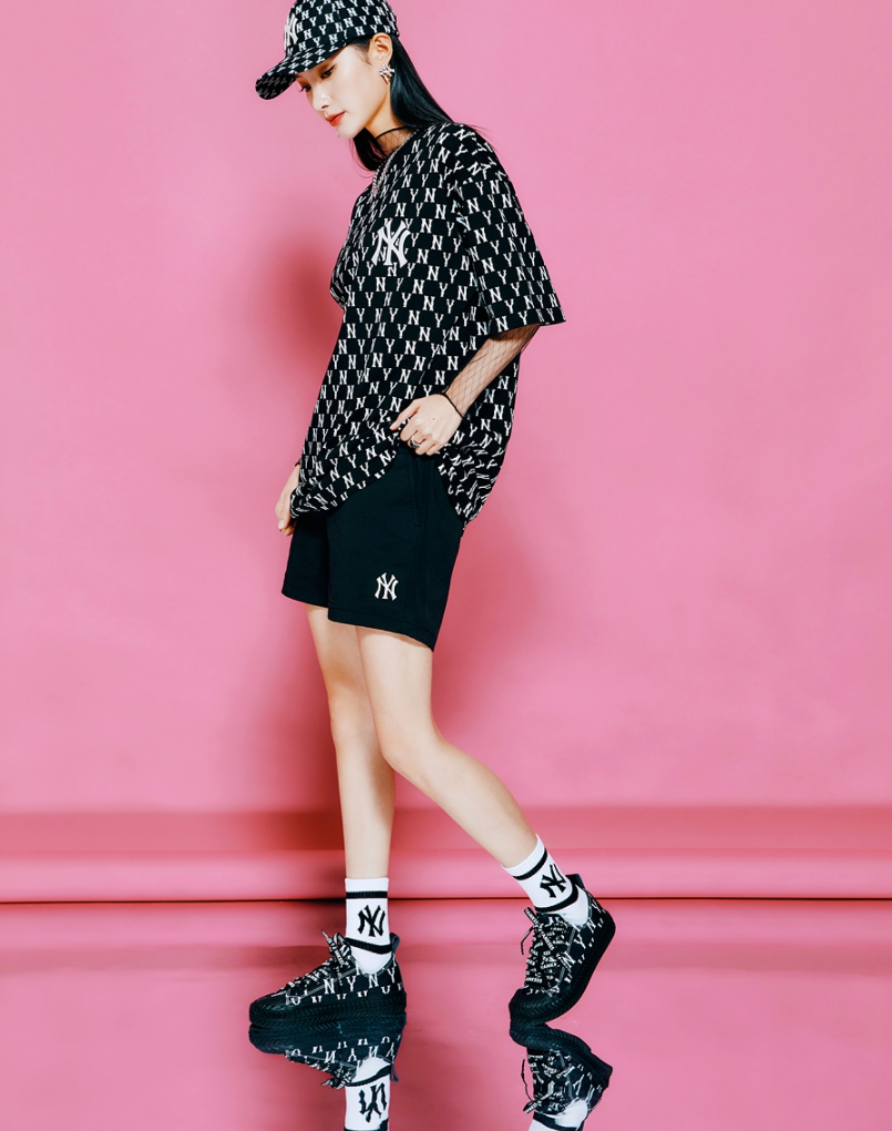 Giày Mlb Playball Monogram 'Black' 3ACVVM12N-50BKS - Ảnh 6