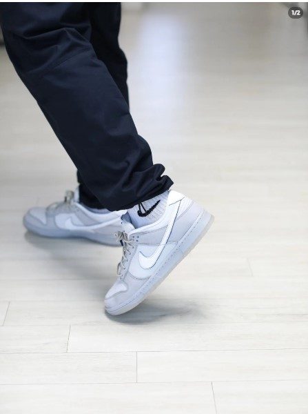 Giày Nike Dunk Low 'Wolf Grey Pure Platinum' DX3722-001 - Ảnh 4