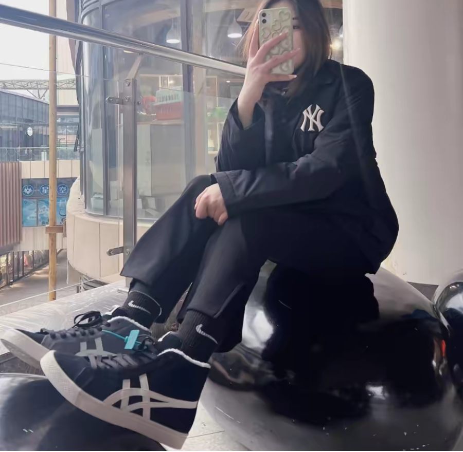 Giày Onitsuka Tiger Fabre Rb 'Black White' 1183B809-001 - Ảnh 2