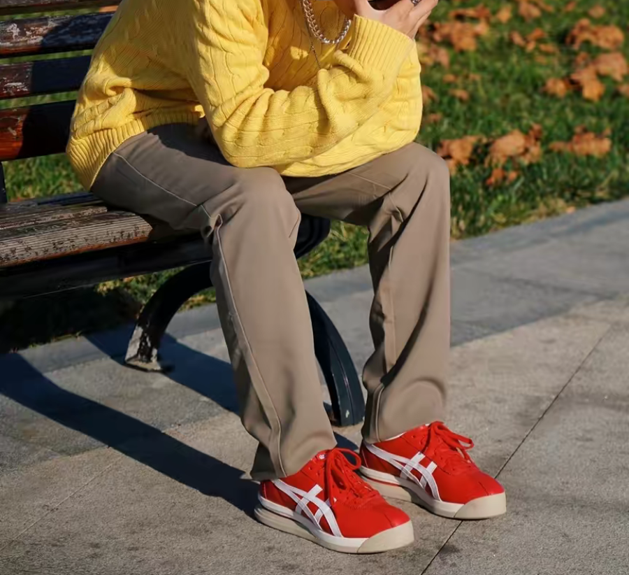 Giày Onitsuka Tiger Corsair EX 'Red White' 1183A561-601 - Ảnh 3