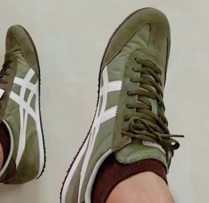 Alternative view of Giày Onitsuka Tiger Machu Racer 'Mistletoe Green White' 1183B877-300