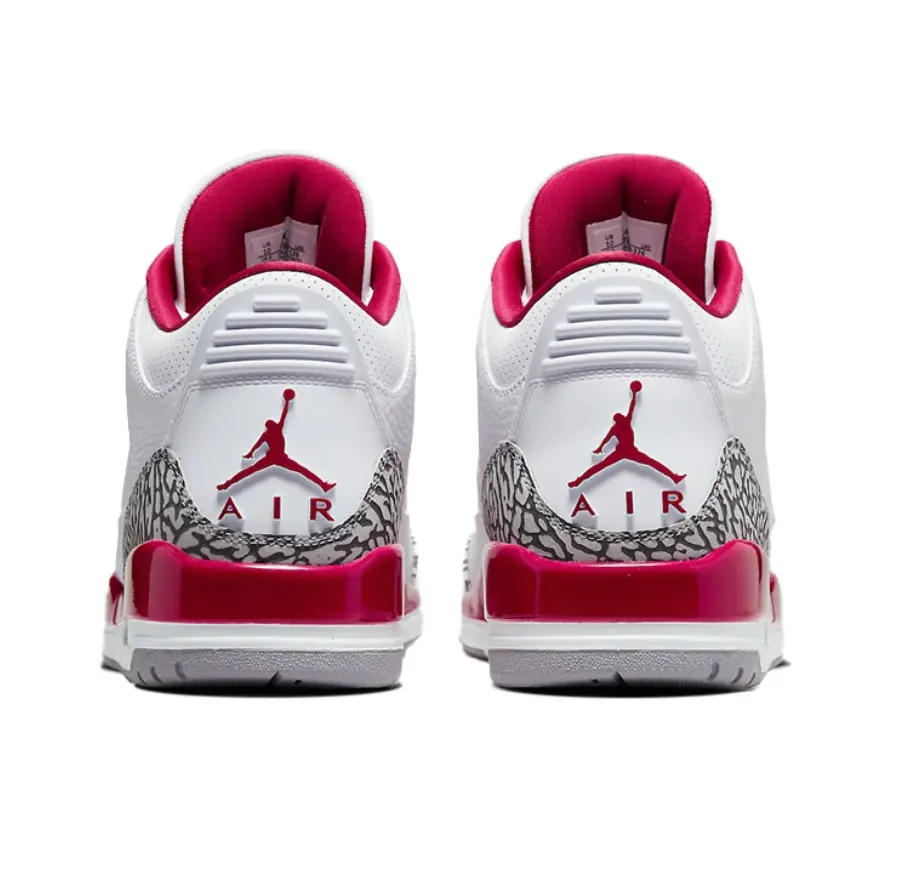 Alternative view of Giày Nike Jordan 3 Retro Cardinal Red CT8532-126