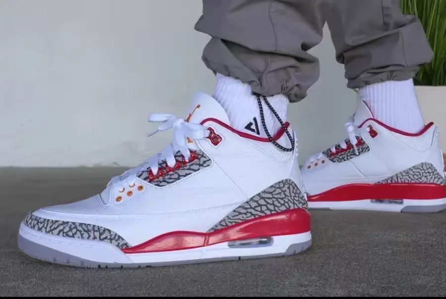 Giày Nike Jordan 3 Retro Cardinal Red CT8532-126 - Ảnh 6