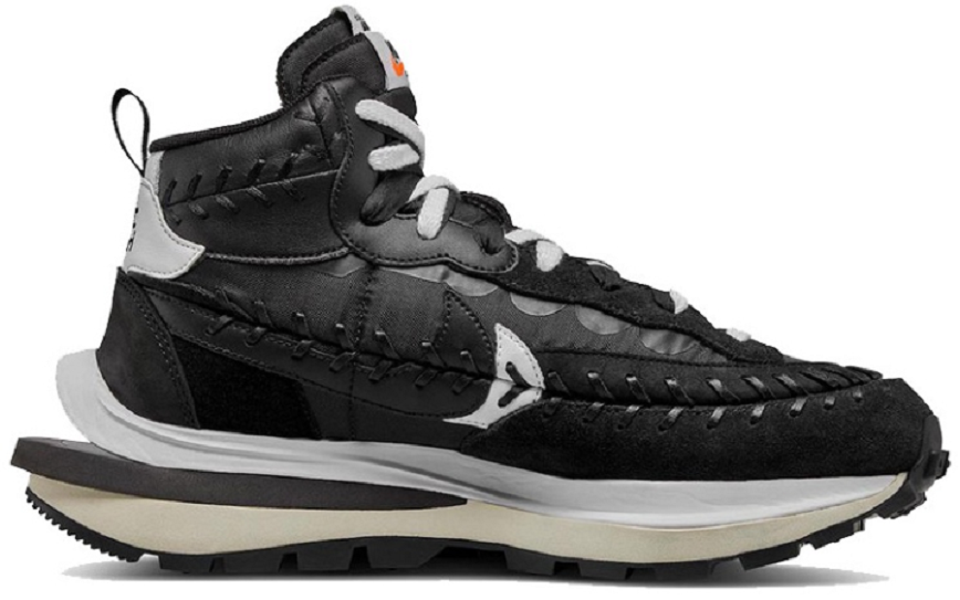 Giày Nike Vaporwaffle sacai Jean Paul Gaultier 'Black White' DH9186-001