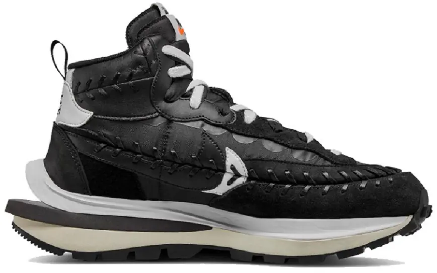 Giày Nike Vaporwaffle sacai Jean Paul Gaultier 'Black White' DH9186-001