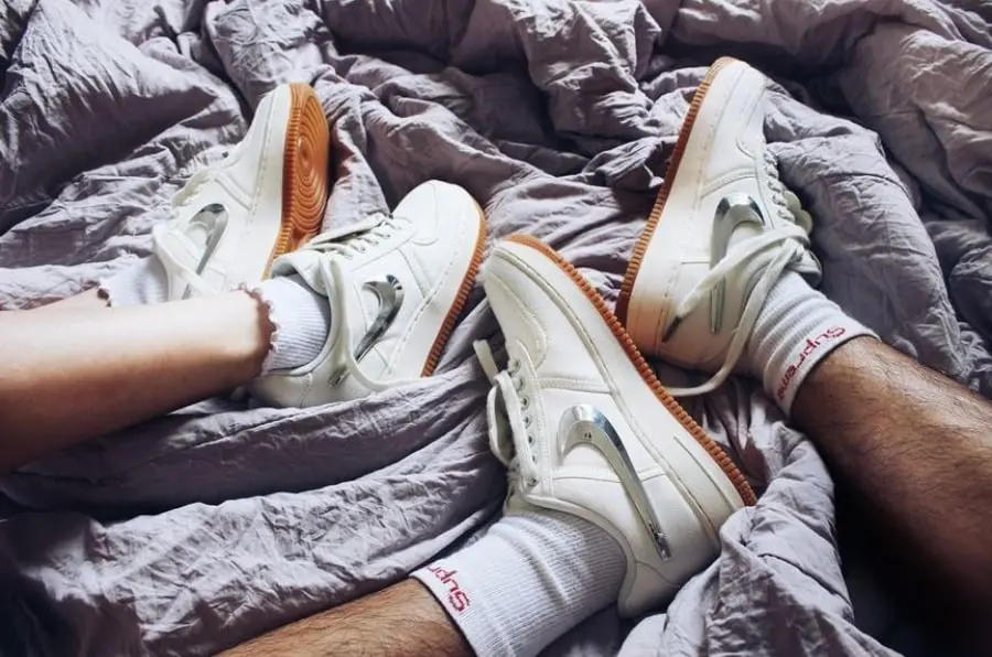 Giày Nike Air Force 1 Low Travis Scott Sail AQ4211-101 - Ảnh 4
