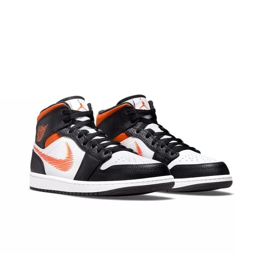 Giày Nike Air Jordan 1 Mid 'Zig Zag Swoosh' DN4929-100 - Ảnh 2