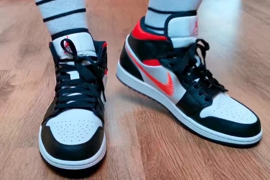 Giày Nike Air Jordan 1 Mid 'Zig Zag Swoosh' DN4929-100 - Ảnh 6