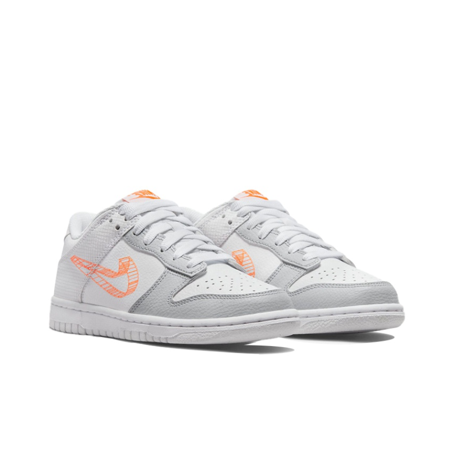 Giày Nike Dunk Low SE GS '3D Swoosh' DR0171-100 - Ảnh 2