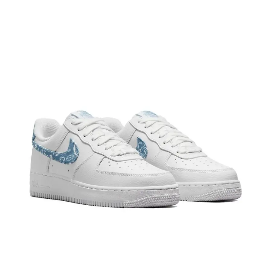 Alternative view of Giày Nike Wmns Air Force 1 '07 Essentials 'Blue Paisley' DH4406-100