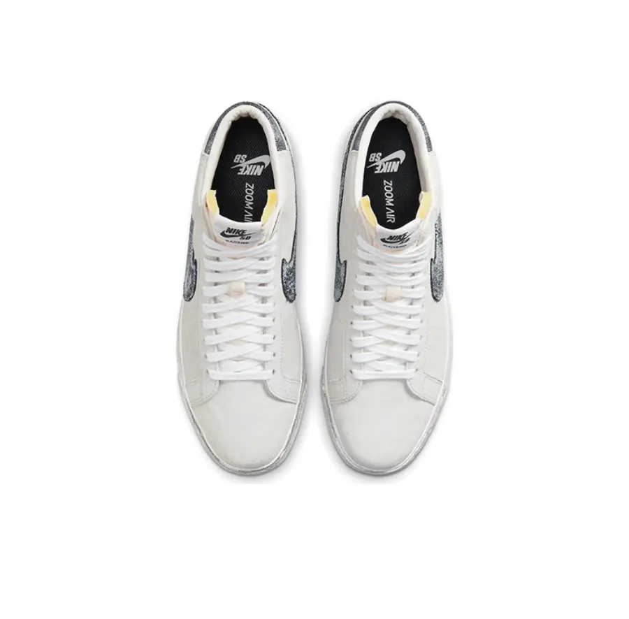 Giày Nike SB Blazer Mid 'Faded' Grey Black DA1839-002 - Ảnh 3