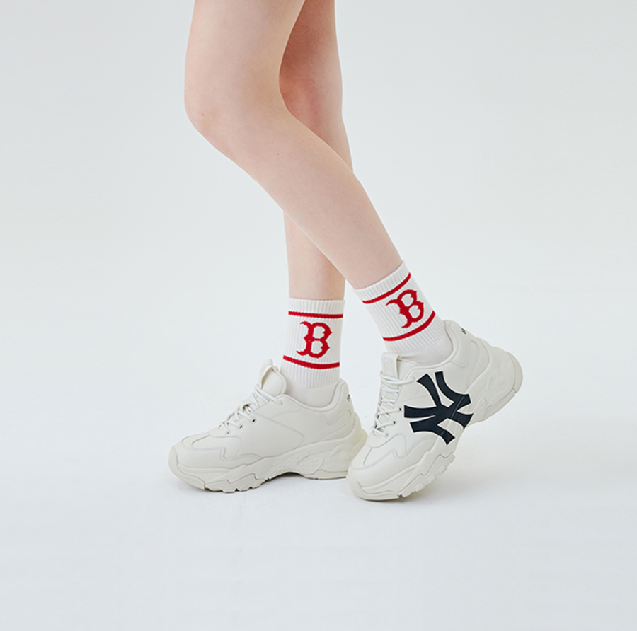 Giày MLB Big Ball Chunky 'White Black' 32SHC1111-50B - Ảnh 7