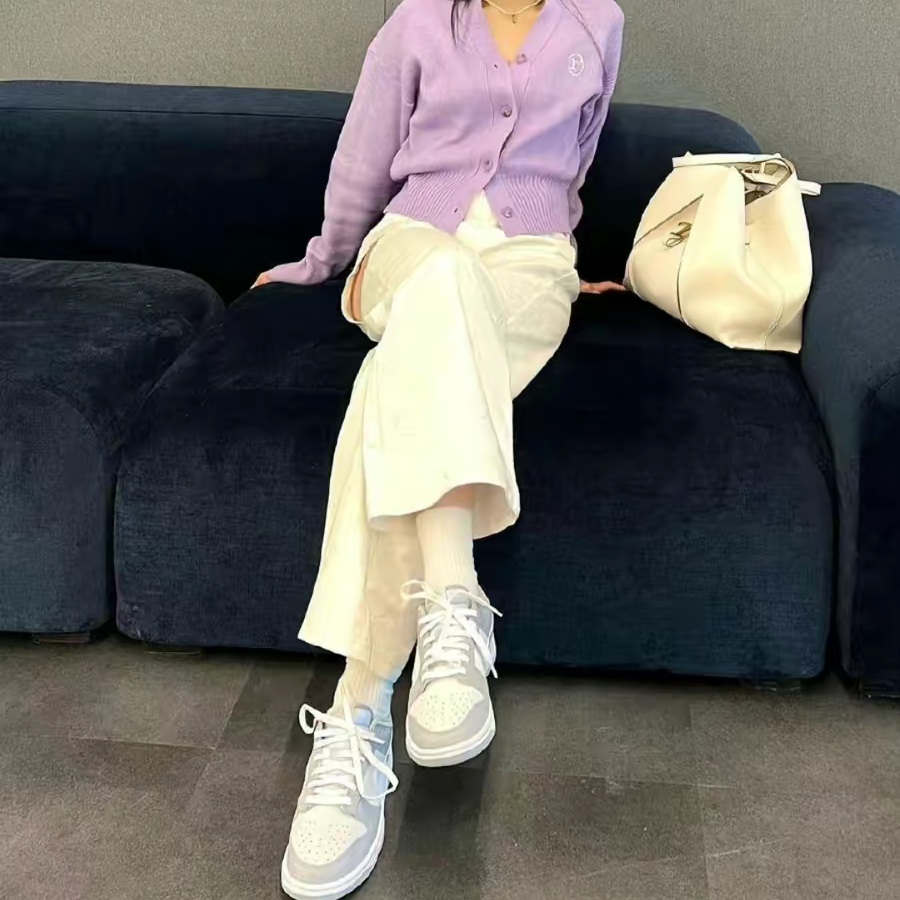 Giày Nike Dunk Low GS 'Wolf Grey' DH9765-001 - Ảnh 5