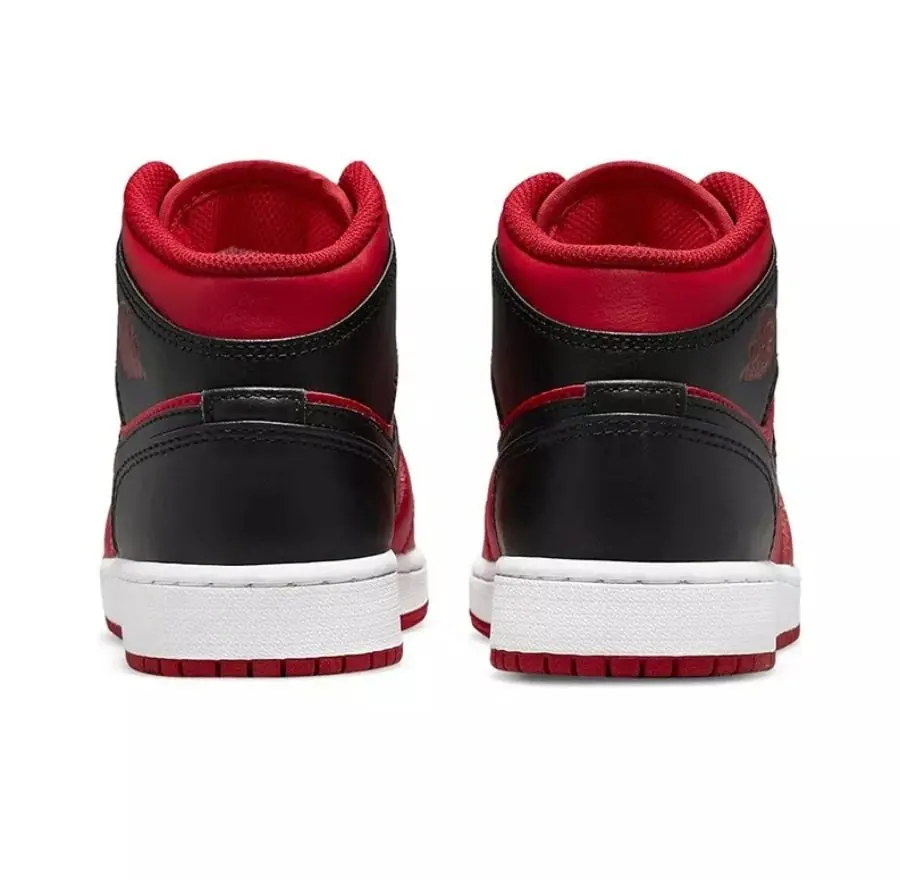 Giày Nike Air Jordan 1 Mid 'Reverse Bred' 554724-660 - Ảnh 5