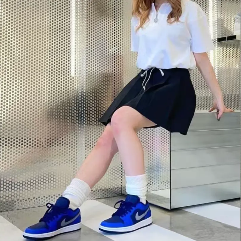 Giày Nike Air Jordan 1 Low Game Royal 'Blue Void' DC0774-400 - Ảnh 3