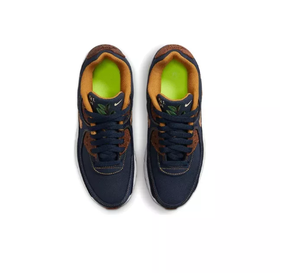 Giày Nike Air Max 90 GS 'Cork Obsidian' DC7774-400 - Ảnh 4