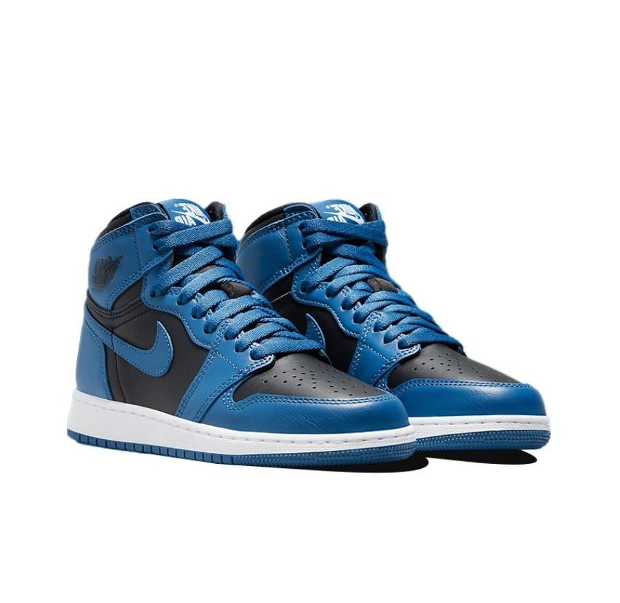 Giày Nike Air Jordan 1 Retro High OG GS 'Dark Marina Blue' 575441-404 - Ảnh 5