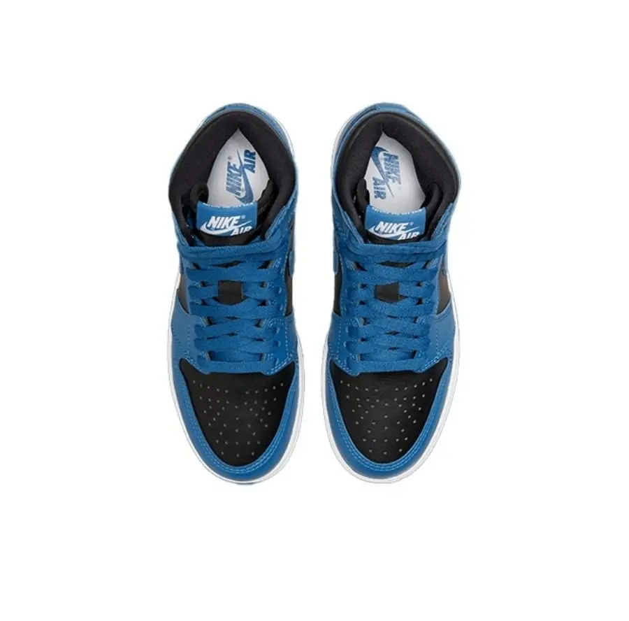 Giày Nike Air Jordan 1 Retro High OG GS 'Dark Marina Blue' 575441-404 - Ảnh 6