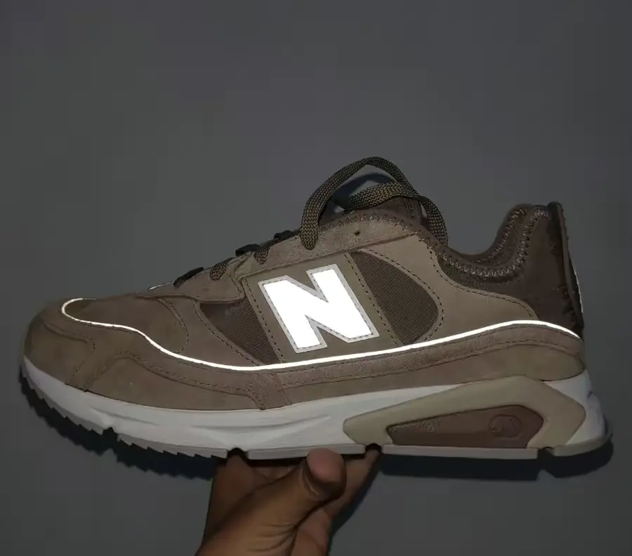 Giày New Balance X-Racer D Sacarpa 'Grey White' MSXRCSRA - Ảnh 5