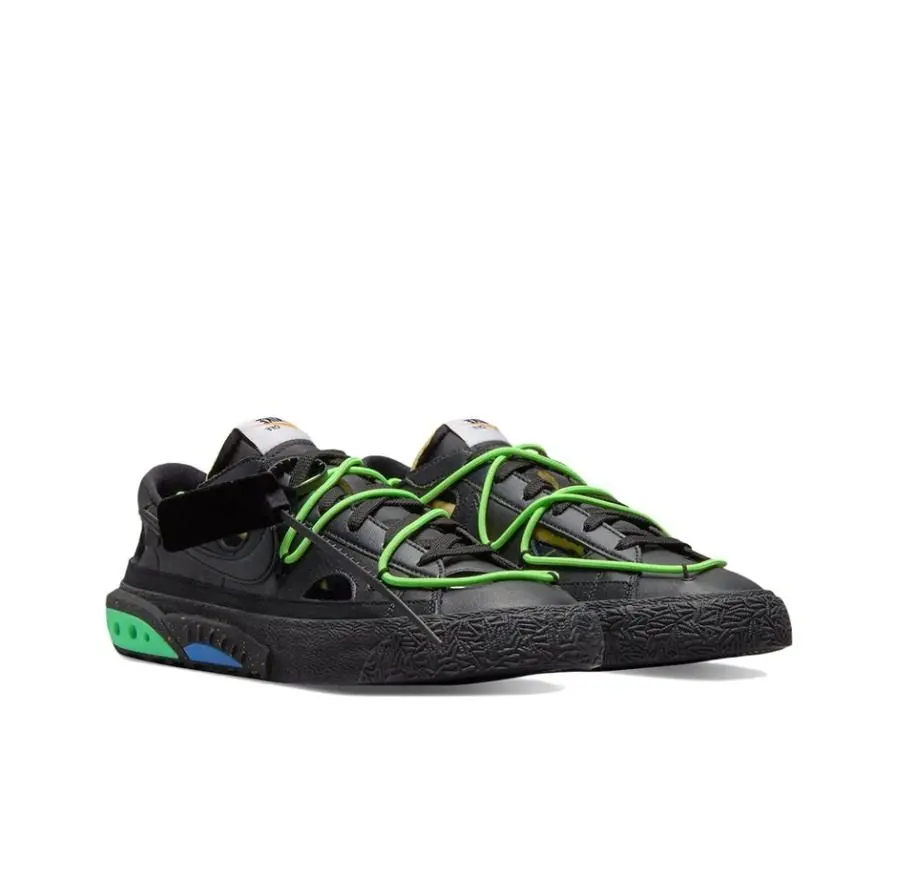 Alternative view of Giày Nike Off White x Blazer Low 'Black' DH7863-001