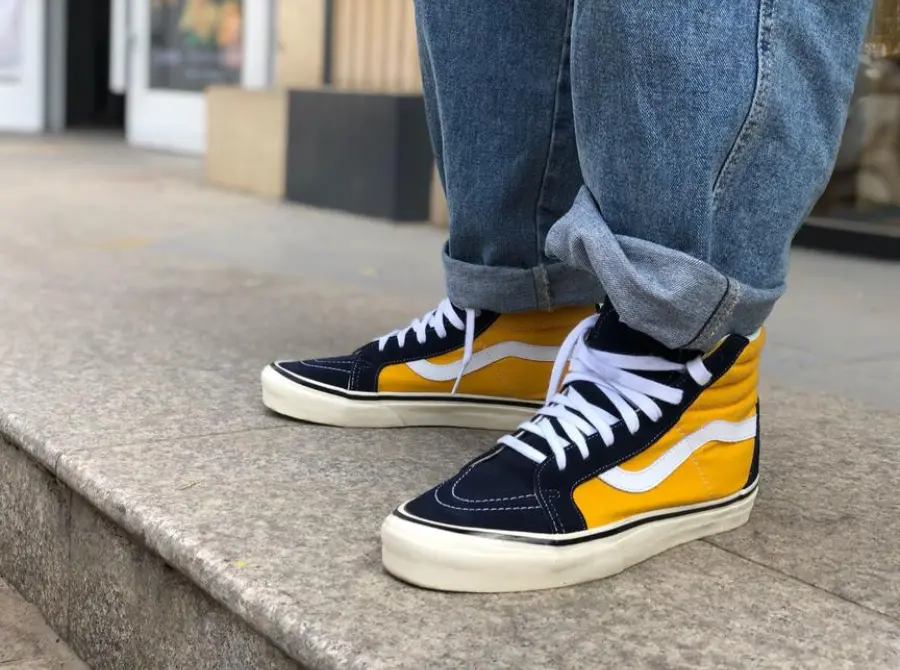 Giày Vans Sk8-Hi 38 DX Anaheim Factory 'OG Navy' VN0A38GFUBT - Ảnh 5