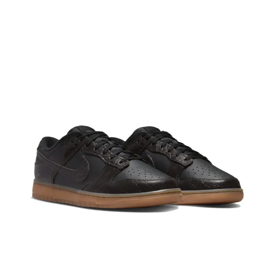Alternative view of Giày Nike Dunk Low Velvet 'Brown Black' DV1024-010
