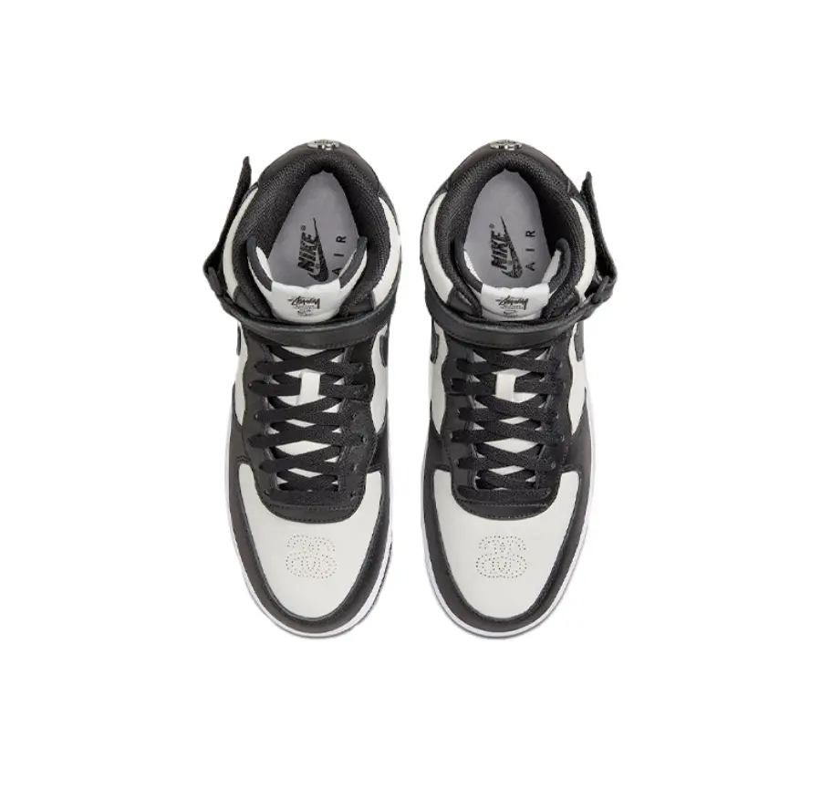 Giày Nike Air Force 1 Mid Stussy 'Light Bone' DJ7840-002 - Ảnh 4