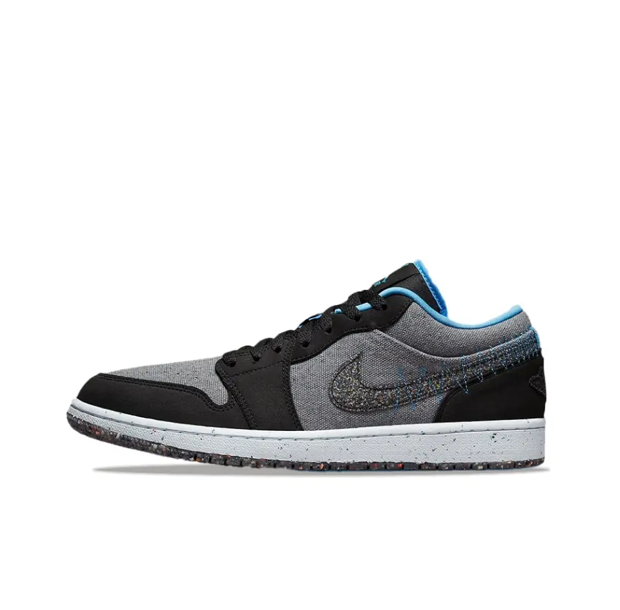 Giày Nike Air Jordan 1 Low 'Crater Black' DM4657-004 - Ảnh 4