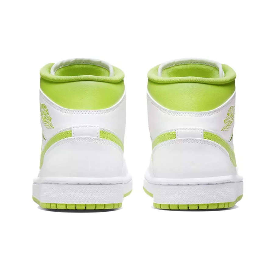 Giày Nike Wmns Air Jordan 1 Mid 'White Lime' BQ6472-131 - Ảnh 4