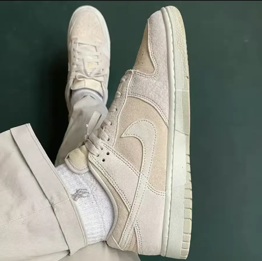 Alternative view of Giày Nike Dunk Low Premium 'Vast Grey' DD8338-001