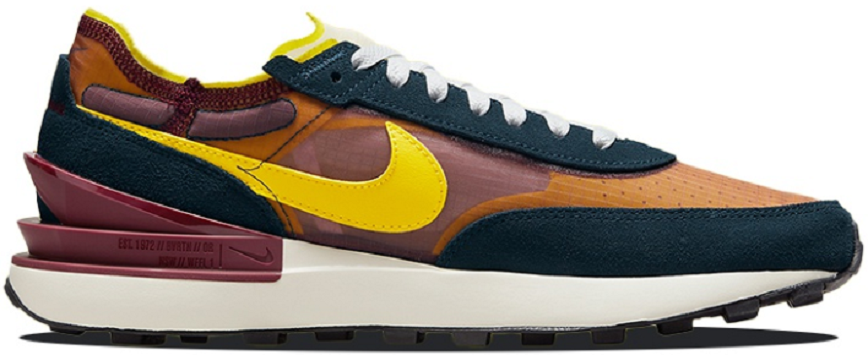 Giày Nike Waffle One 'Dark Beetroot Yellow Strike' DD8014-600