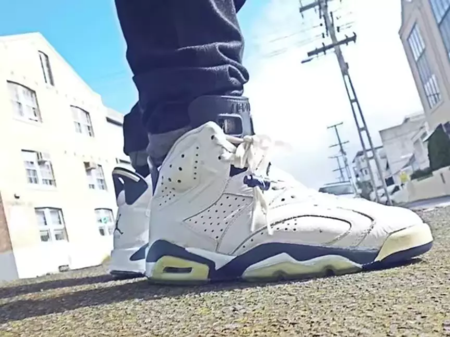 Giày Nike Air Jordan 6 Retro 'Midnight Navy' CT8529-141 - Ảnh 2