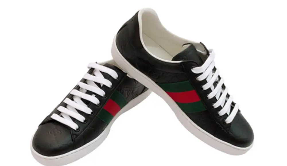 Giày Gucci Ace 'Black Logo' 386750-CWCG0-1070 - Ảnh 5