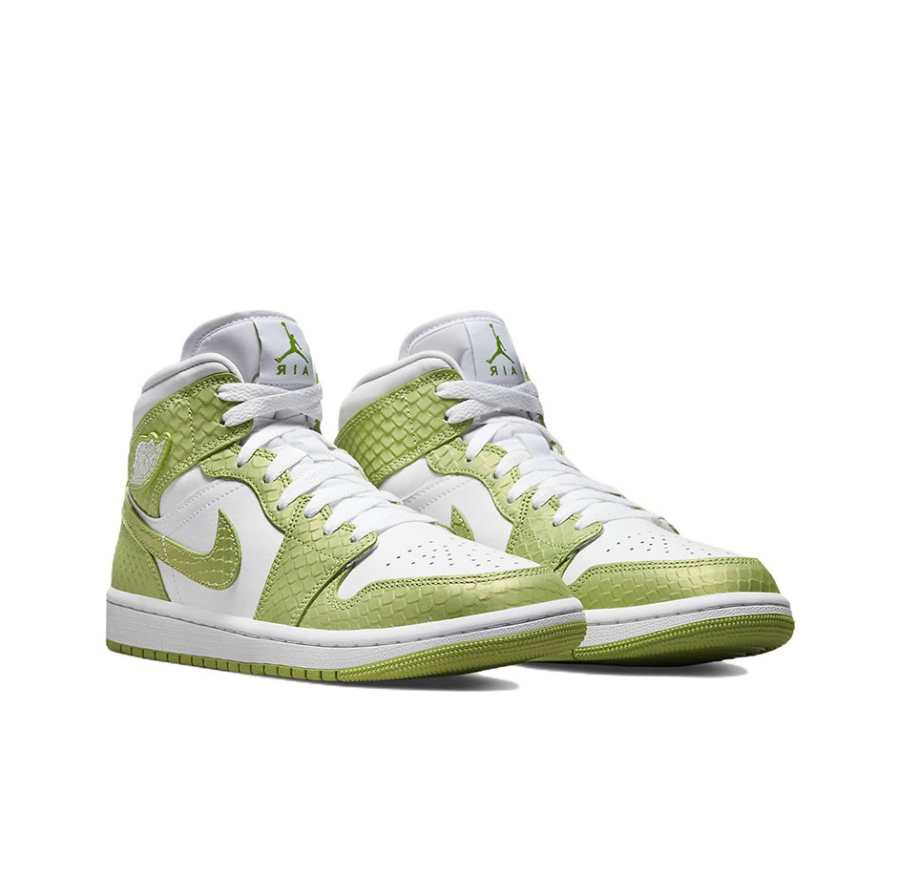 Giày Nike Air Jordan 1 Mid 'Green Python' DV2959-113 - Ảnh 6