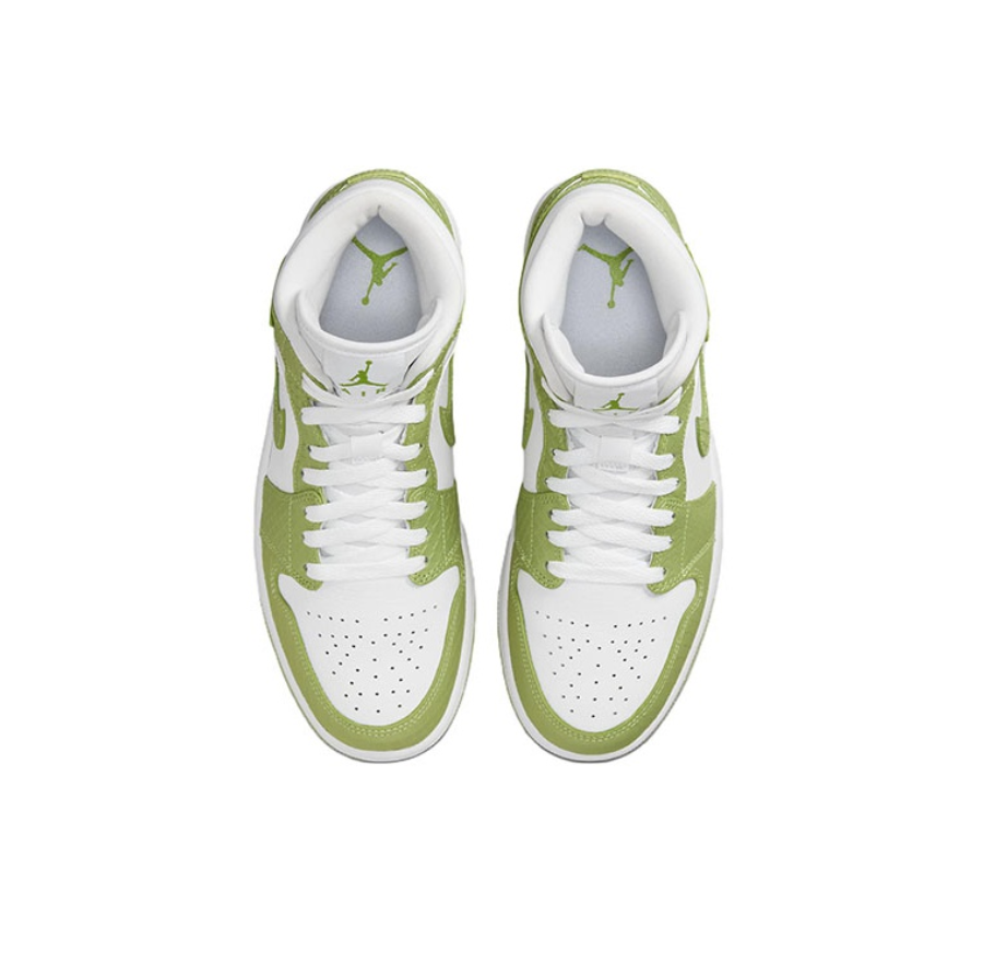 Giày Nike Air Jordan 1 Mid 'Green Python' DV2959-113 - Ảnh 7