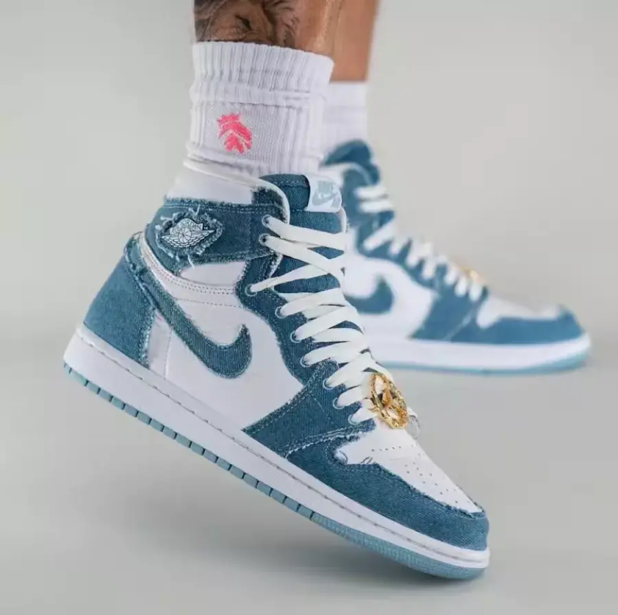Giày Nike Jordan 1 High OG 'Denim' DM9036-104 - Ảnh 6
