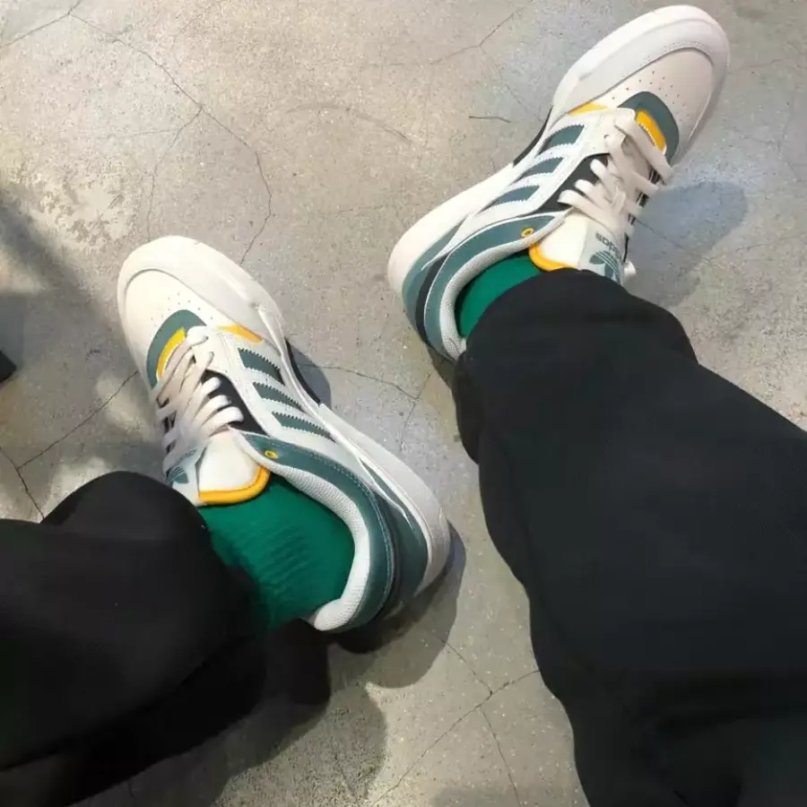 Alternative view of Giày Adidas Drop Step Low 'White Tech Emerald' GW9735