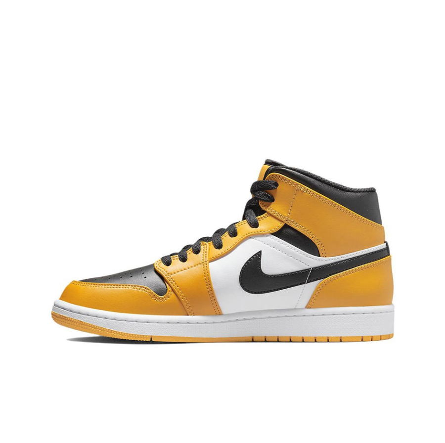 Giày Nike Air Jordan 1 Mid 'Taxi' 554724-701 - Ảnh 7
