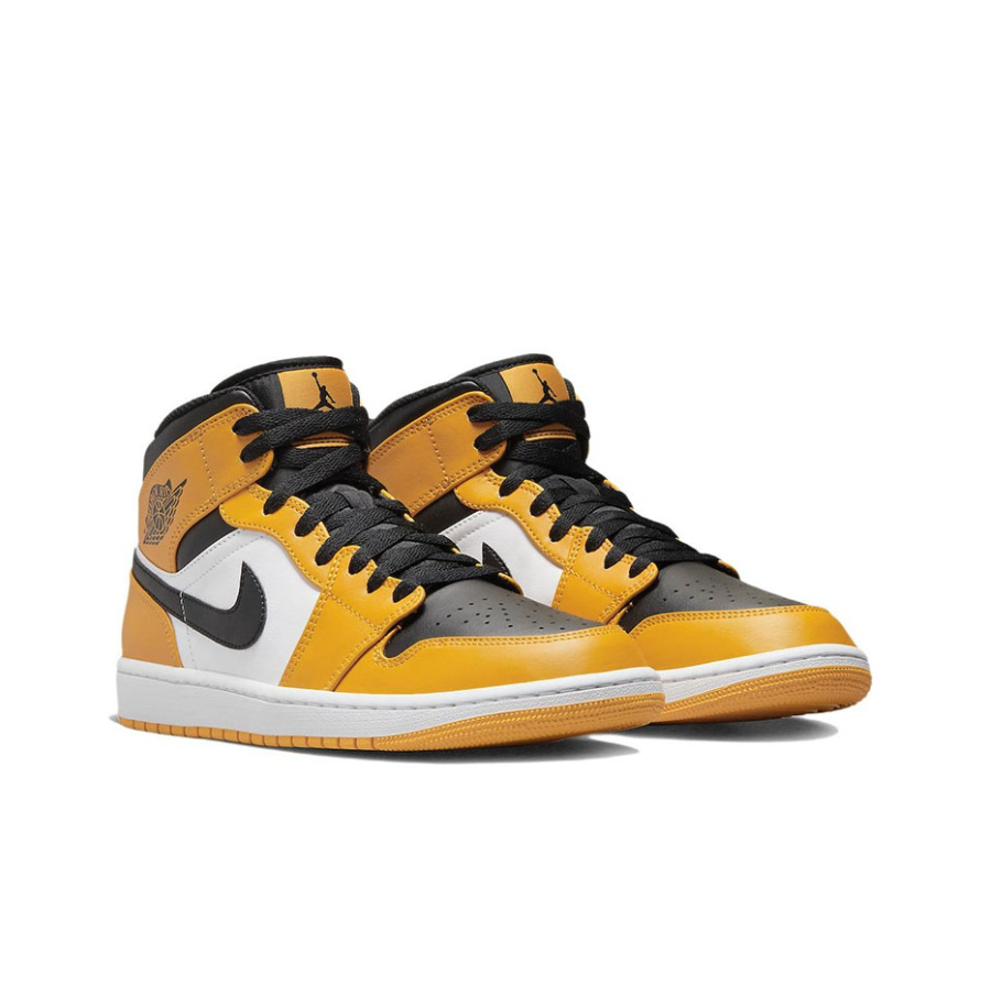 Giày Nike Air Jordan 1 Mid 'Taxi' 554724-701 - Ảnh 6