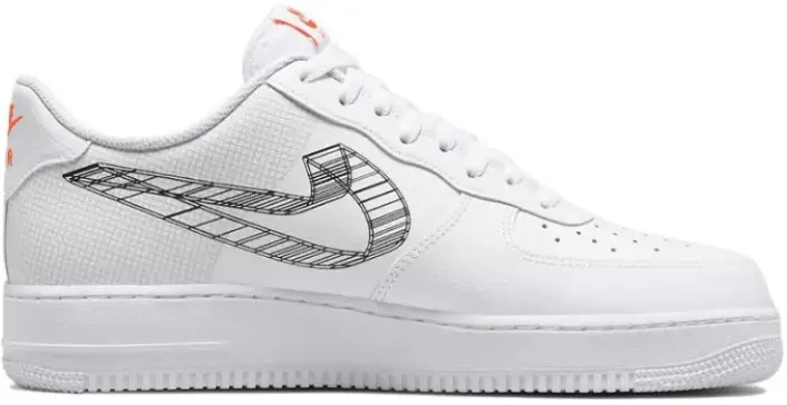 Giày Nike Air Force 1 '07 '3D Swoosh' DR0149-100