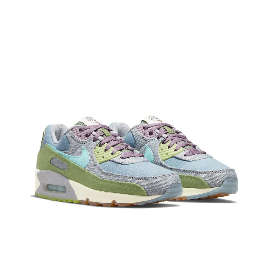 Alternative view of Giày Nike Air Max 90 SE 'Worn Blue Treeline' DM0036-400