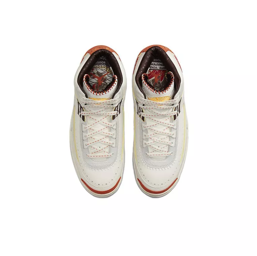 Giày Nike Air Jordan 2 Retro Maison 'Chateau Rouge' DO5254-180 - Ảnh 7