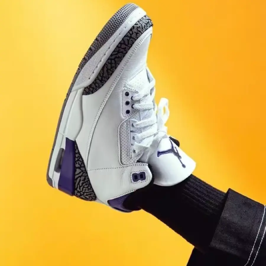Alternative view of Giày Nike Air Jordan 3 Retro 'Dark Iris' CT8532-105